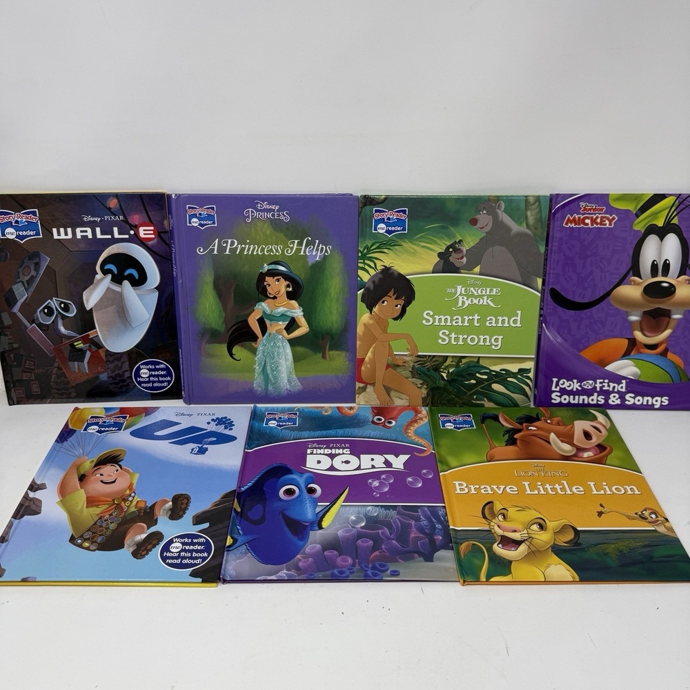 Disney  Me Reader Books Lot Of 7 Smart Pad Story Books - Dory‎ Goofy Lion King